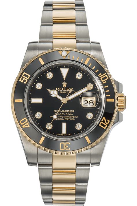 gold silver submariner